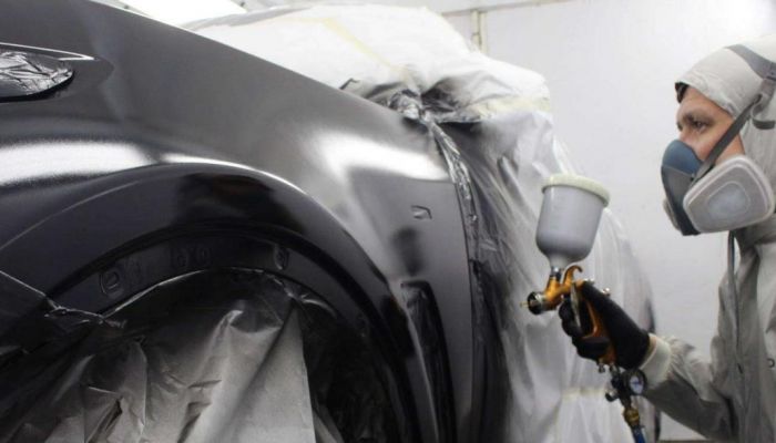 Восстановление кузова автомобиля при помощи пескоструйного аппарата