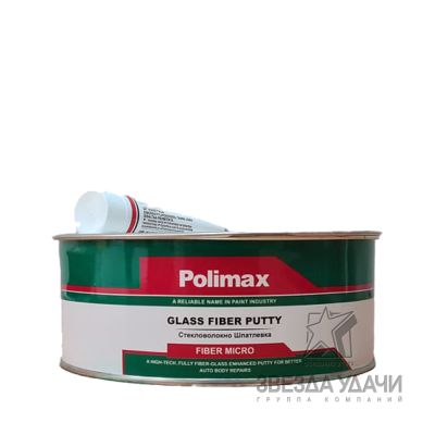 Шпатлевка Fiber Putty Green зеленый 0,4кг уп.12 POLIMAX