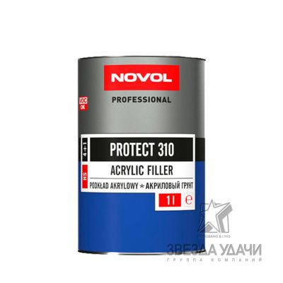 Грунт PROTECT 310 4+1 HS 1,0л черный Novol