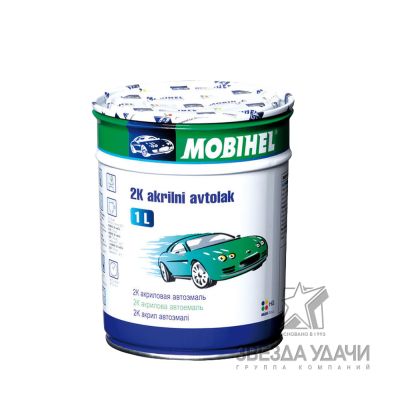 Эмаль акриловая 2К 601 черный (0,75 л) Mobihel