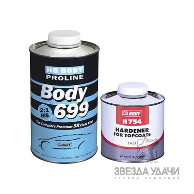 Лак BODY PROLINE 699 HS 2:1 SR бесцветный 1 л