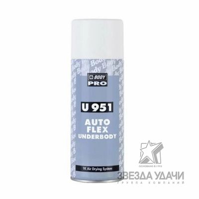Антигравий U951 AUTOFLEX аэрозоль, белый 0,4л BODY PRO