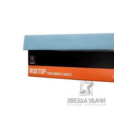 RoxelPro Шлифовальная полоска ROXTOP FILM 70х400мм на липучке без отв, синяя P400