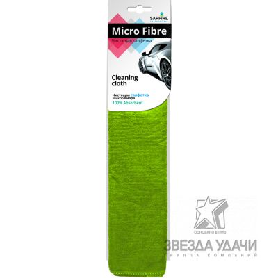 Чистящая салфетка МикроФибра Cleaning cloth SAPFIRE/60