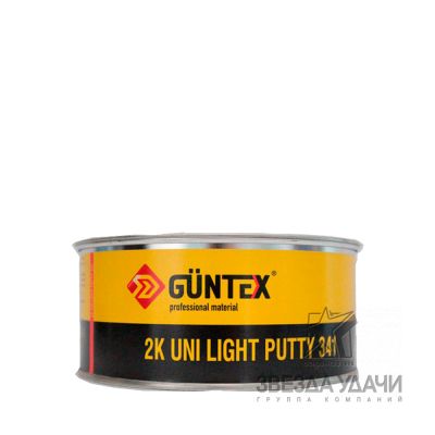 Шпатлевка 2K UNI LIGHT PUTTY 341 0,52кг + отвердитель GUNTEX