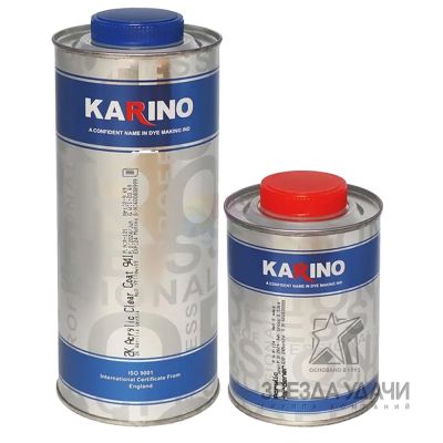 Лак HS прозрачный KARINO 1л уп.12 POLIMAX